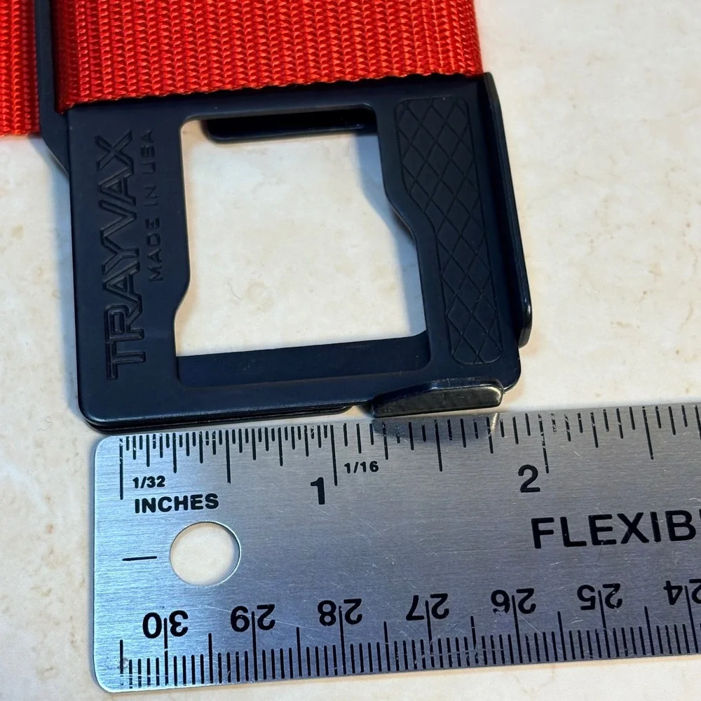Trayvax Armored Summit Wallet Black Red Minimalist RFID Tactical Card Holder USA